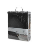 Narzuta velvet 170x210 Luiz 5 czarna Eurofirany