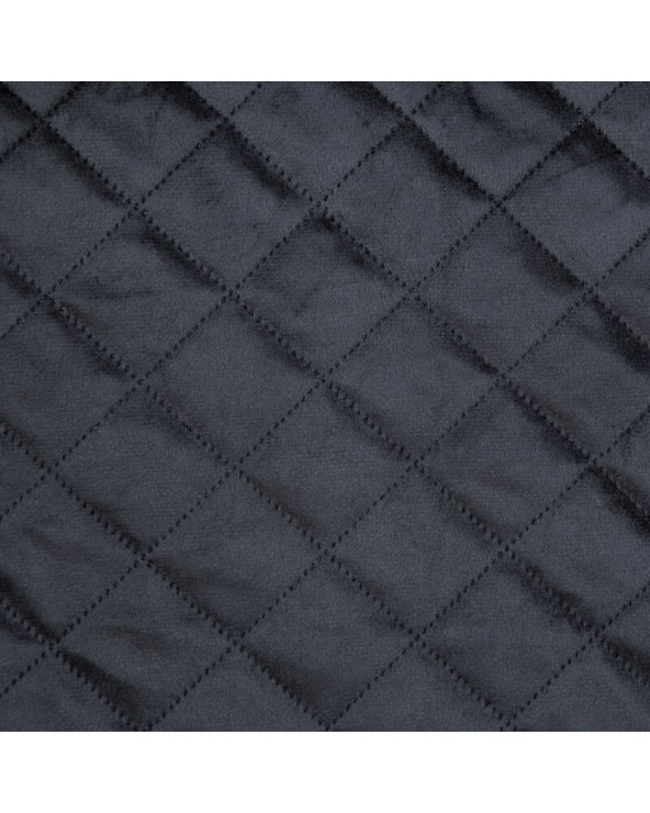 Narzuta velvet 170x210 Luiz 5 czarna Eurofirany