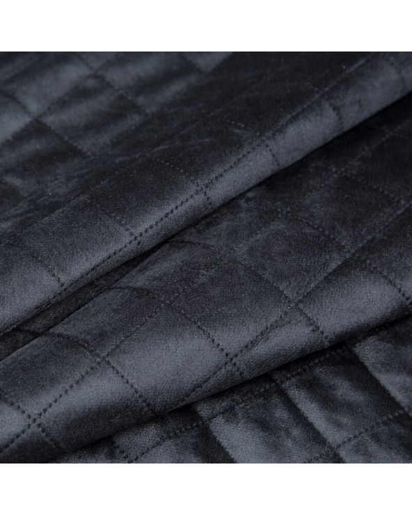 Narzuta velvet 170x210 Luiz 5 czarna Eurofirany