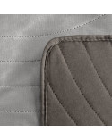 Narzuta velvet 170x210 Luiz 10 stalowa Eurofirany