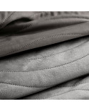 Narzuta velvet 170x210 Luiz 10 stalowa Eurofirany