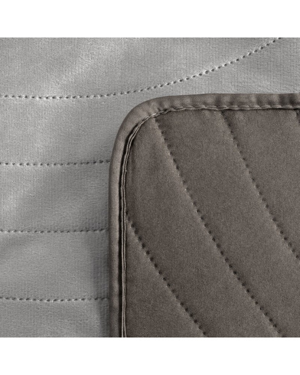 Narzuta velvet 200x220 Luiz 10 stalowa Eurofirany
