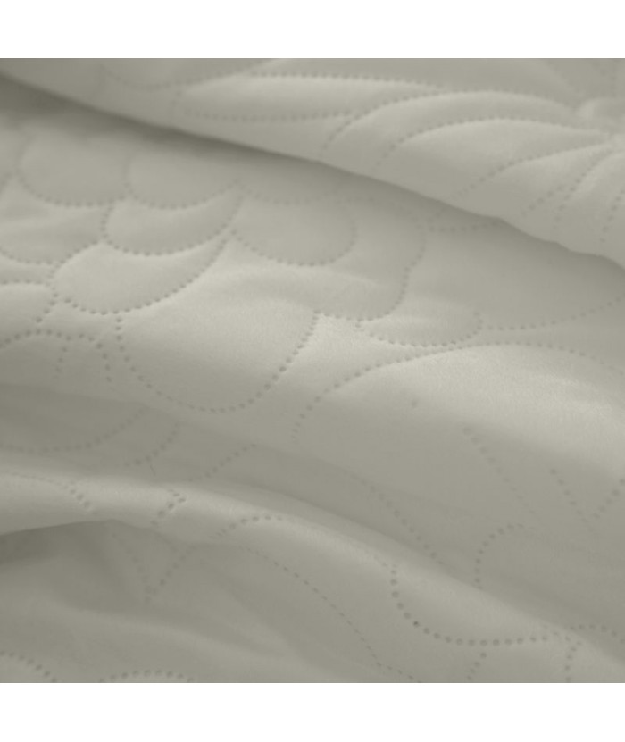 Narzuta velvet Ariel 4 200x220 kremowa Eurofirany Narzuta velvet Ariel 4 200x220 kremowa