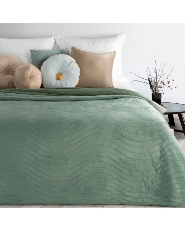 Narzuta velvet 200x220 Luiz 10 zielona Eurofirany