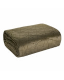 Narzuta velvet 170x210 Luiz 3 brązowa Eurofirany