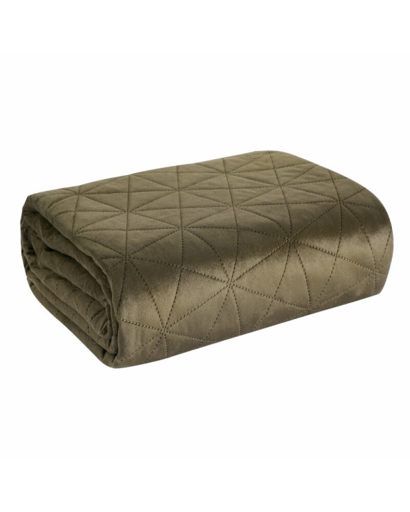 Narzuta velvet 170x210 Luiz 3 brązowa Eurofirany