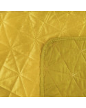 Narzuta velvet 170x210 Luiz 3 musztardowa Eurofirany