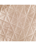 Narzuta velvet 170x210 Luiz 3 różowa/srebrna Eurofirany