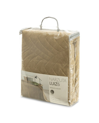 Narzuta velvet 220x240 Luiz 6 beżowa Eurofirany
