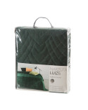 Narzuta velvet 220x240 Luiz 6 ciemnozielona Eurofirany