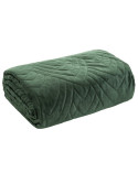 Narzuta velvet 220x240 Luiz 6 ciemnozielona Eurofirany