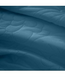 Narzuta velvet Ariel 4 170x210 niebieska