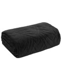 Narzuta velvet 170x210 Luiz 6 czarna Eurofirany