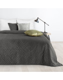 Narzuta velvet 200x220 Luiz 6 grafitowa Eurofirany