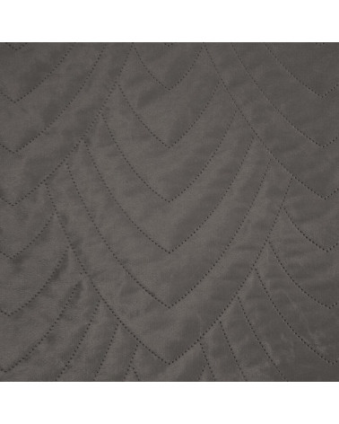 Narzuta velvet 200x220 Luiz 6 grafitowa Eurofirany
