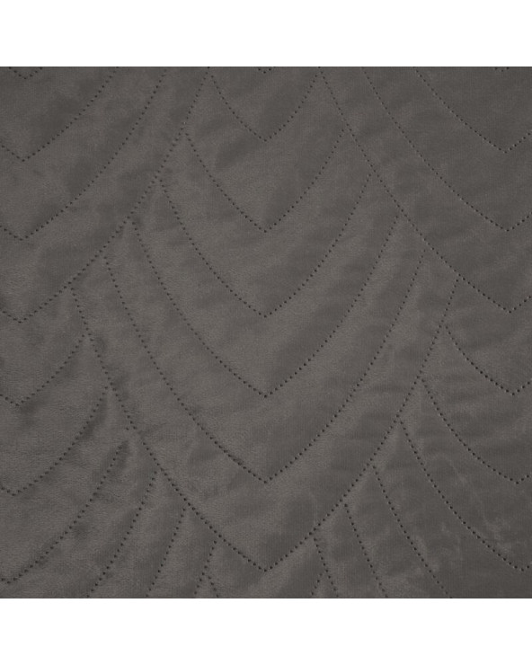Narzuta velvet 220x240 Luiz 6 grafitowa Eurofirany