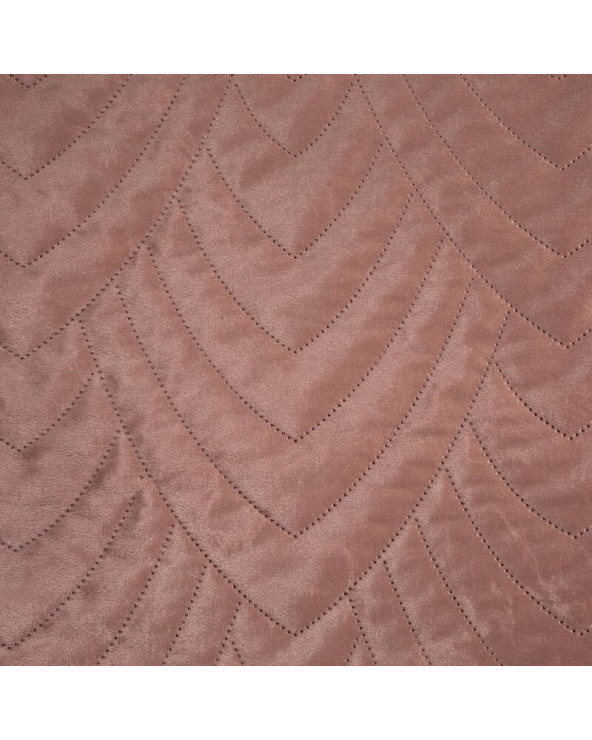 Narzuta velvet 170x210 Luiz 6 różowa Eurofirany