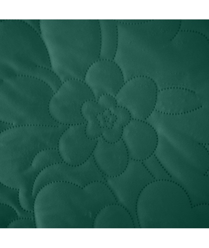 Narzuta velvet Ariel 4 230x260 ciemnozielona Eurofirany Narzuta velvet Ariel 4 230x260 ciemnozielona