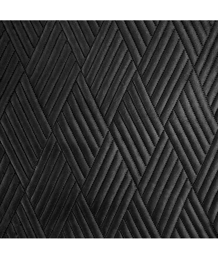 Narzuta velvet Ariel 1 230x260 czarna Eurofirany Narzuta velvet Ariel 1 230x260 czarna