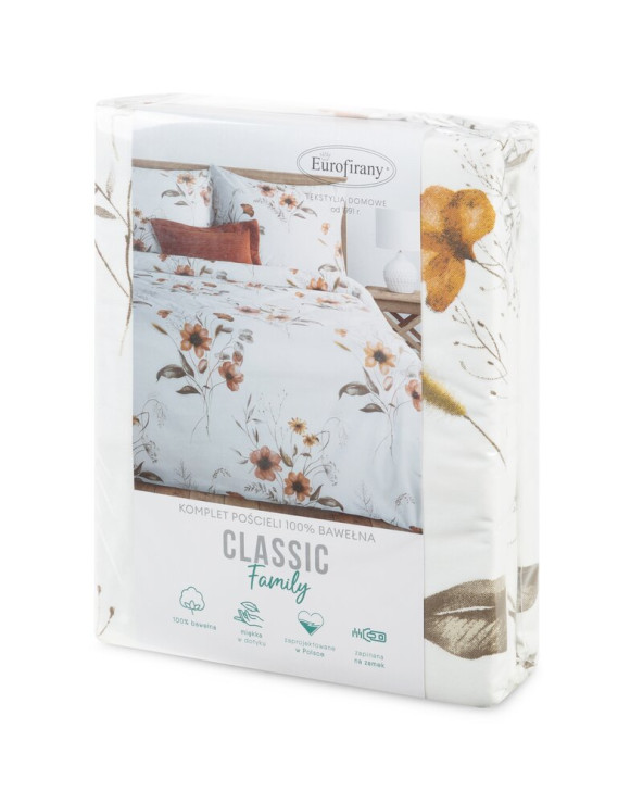 Pościel bawełna ranforce 160x200 + 2x70x80 Celine Eurofirany
