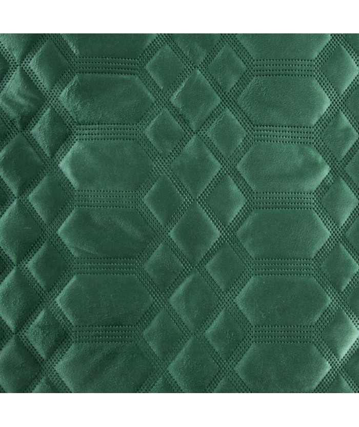 Narzuta velvet Ariel 2 230x260 ciemnozielona Eurofirany Narzuta velvet Ariel 2 230x260 ciemnozielona