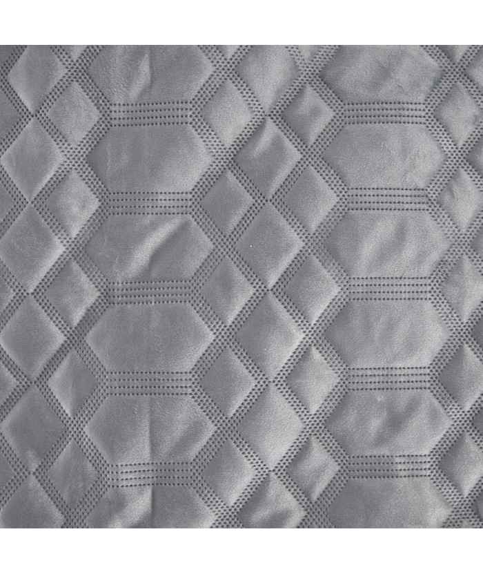 Narzuta velvet Ariel 2 230x260 srebrna Eurofirany Narzuta velvet Ariel 2 230x260 srebrna