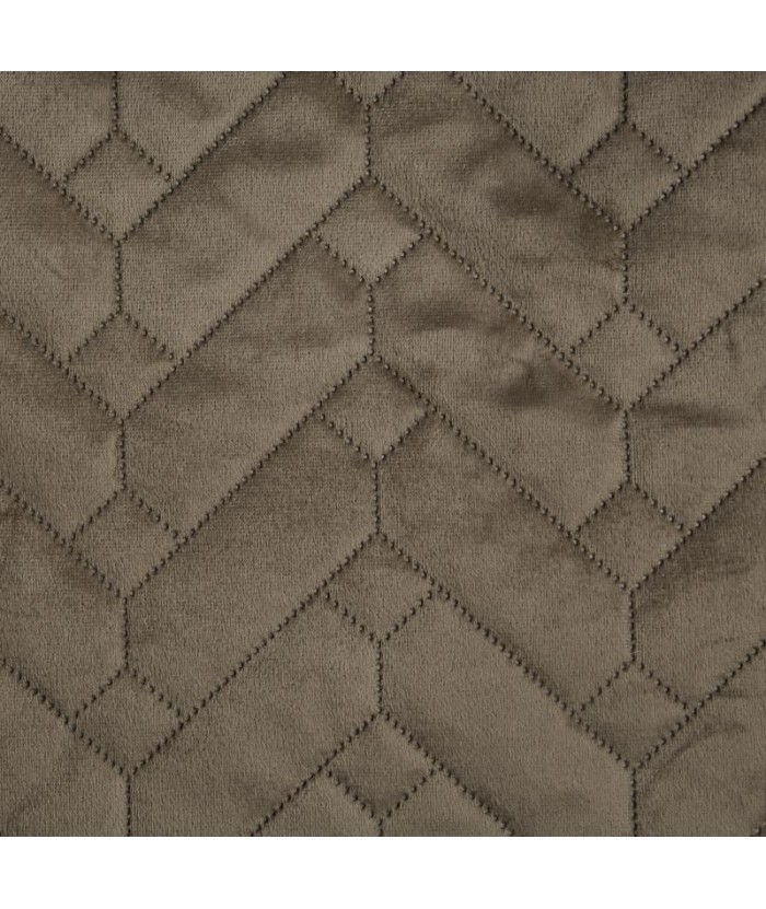 Narzuta velvet Luiz 220x240 brązowa Eurofirany Narzuta velvet Luiz 220x24 brązowa