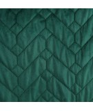 Narzuta velvet Luiz 170x210 ciemnozielona