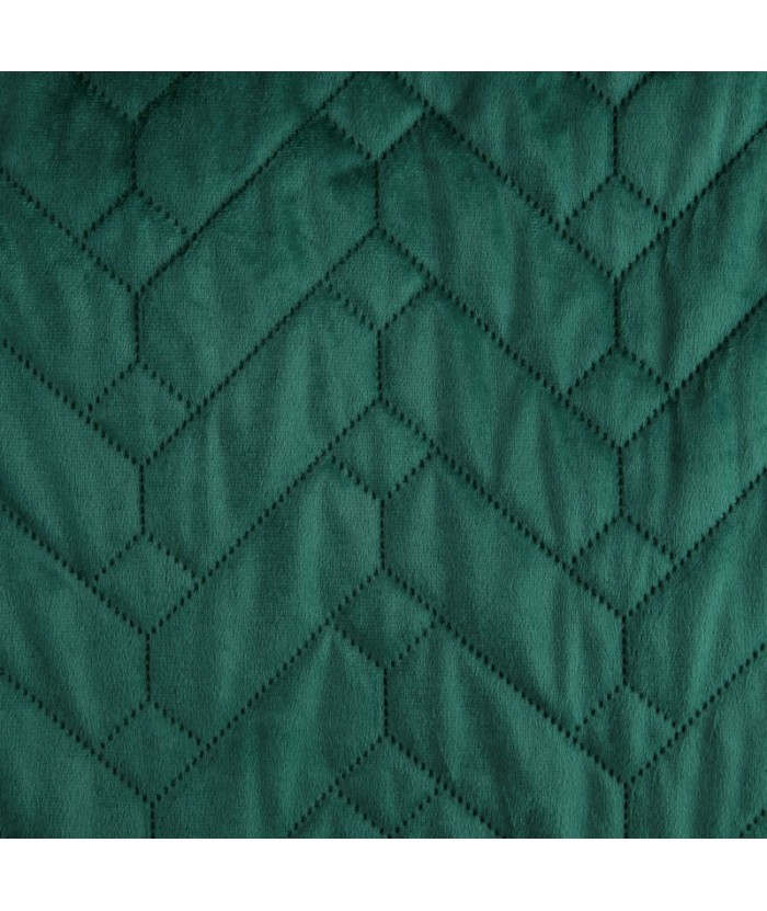 Narzuta velvet Luiz 170x210 ciemnozielona Eurofirany Narzuta velvet Luiz 170x210 ciemnozielona