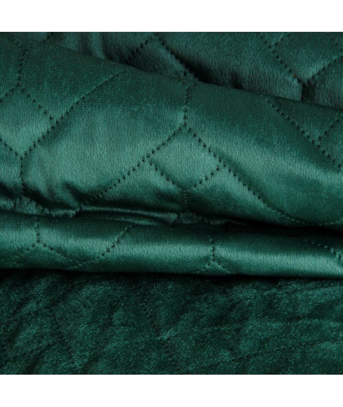 Narzuta velvet Luiz 170x210 ciemnozielona Eurofirany Narzuta velvet Luiz 170x210 ciemnozielona