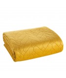Narzuta velvet Luiz 170x210 musztardowa
