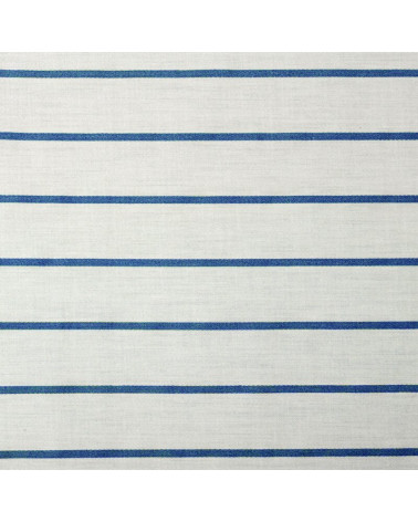 Pościel satyna bawełniana 140x200 + 1x70x80 Raya biała/granatowa Eurofirany