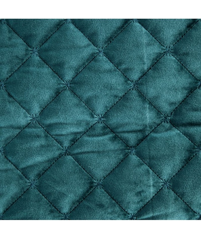 Narzuta velvet Ria 1 220x240 ciemnoturkusowa Eurofirany Narzuta velvet Ria 1 220x240 ciemnoturkusowa