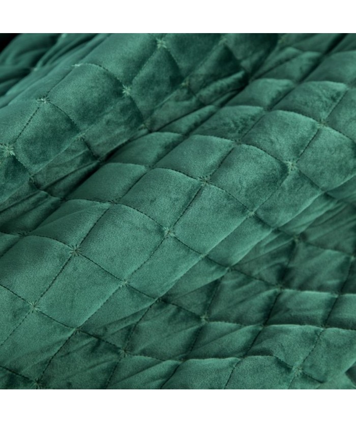 Narzuta velvet Ria 1 170x210 ciemnozielona