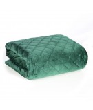 Narzuta velvet Ria 1 170x210 ciemnozielona
