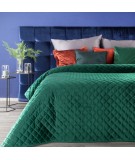 Narzuta velvet Ria 1 220x240 ciemnozielona