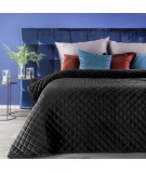 Narzuta velvet Ria 1 170x210 czarna