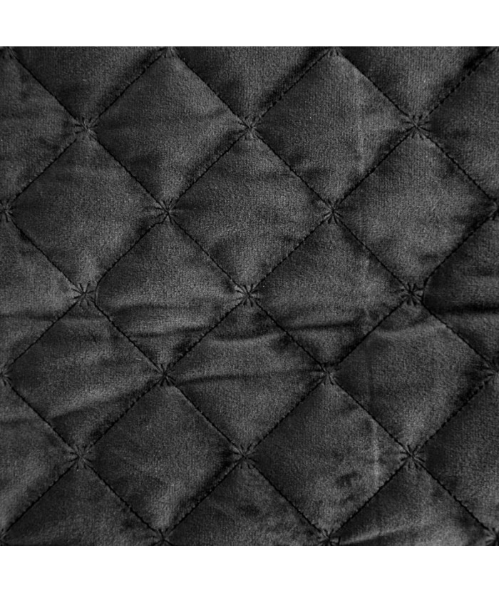 Narzuta velvet Ria 1 170x210 czarna