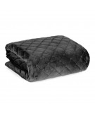 Narzuta velvet Ria 1 220x240 czarna