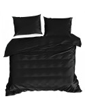 Pościel polycotton 200x220 + 2x70x80 Harmony czarna Eurofirany