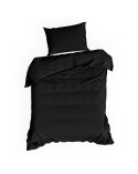 Pościel polycotton 200x220 + 2x70x80 Harmony czarna Eurofirany