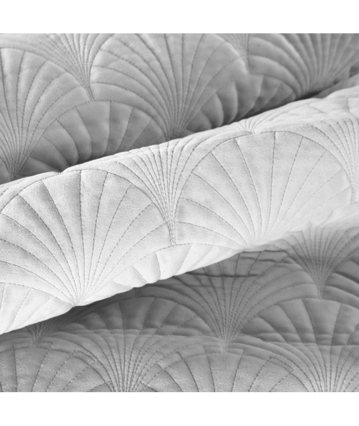 Narzuta velvet Ria 2 220x240 biała Eurofirany Narzuta velvet Ria 2 220x240 biała