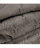 Narzuta velvet Ria 2 170x210 ciemnobeżowa