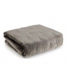 Narzuta velvet Ria 2 170x210 ciemnobeżowa