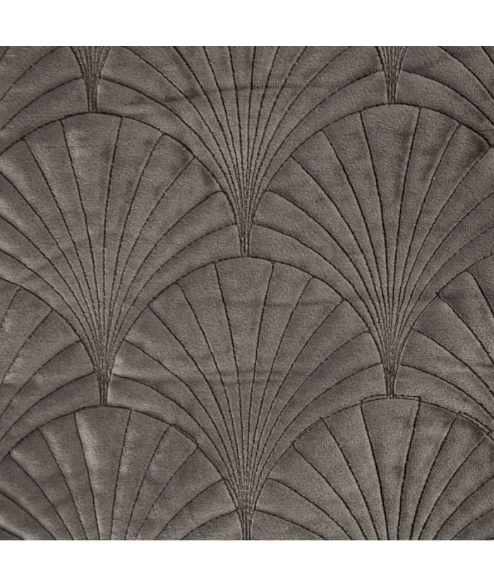 Narzuta velvet Ria 2 220x240 ciemnobeżowa Eurofirany Narzuta velvet Ria 2 220x240 ciemnobeżowa