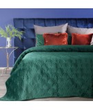 Narzuta velvet Ria 2 170x210 ciemnozielona