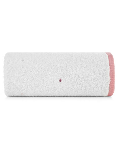 Ręcznik bawełna 50x90 Baby 56 biały/różowy Eurofirany