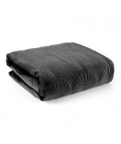 Narzuta velvet Ria 2 170x210 czarna