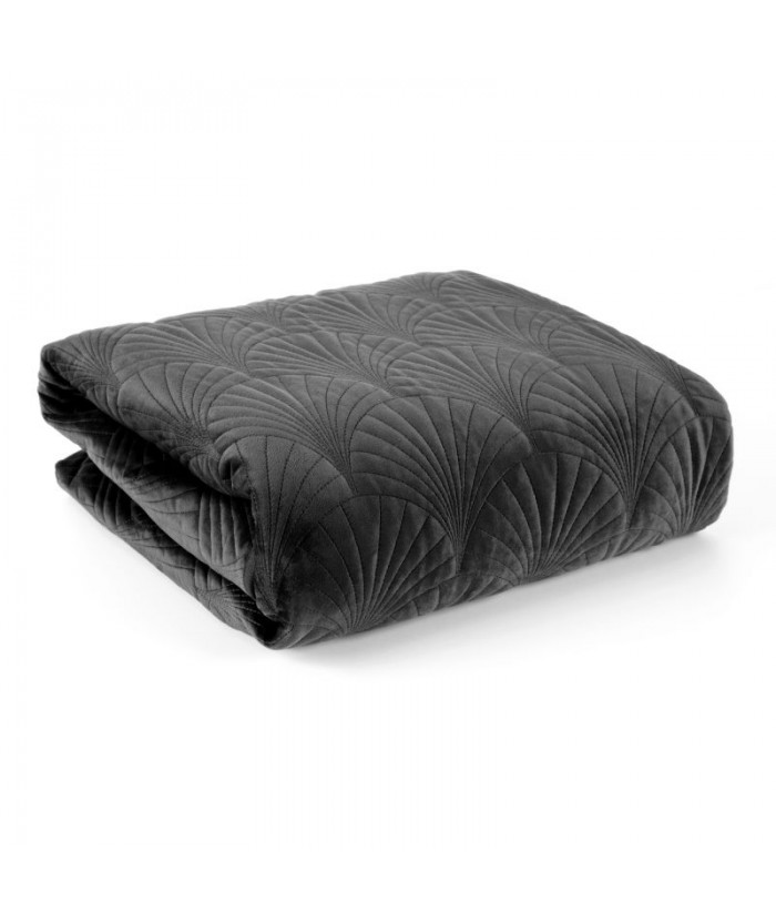 Narzuta velvet Ria 2 220x240 czarna