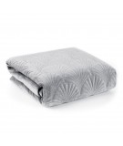 Narzuta velvet Ria 2 220x240 srebrna